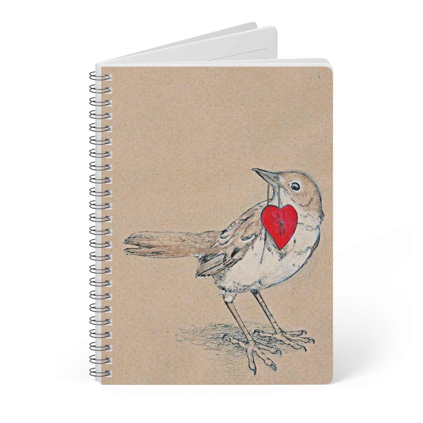 Nightingale Wirobound Softcover Notebook, A5