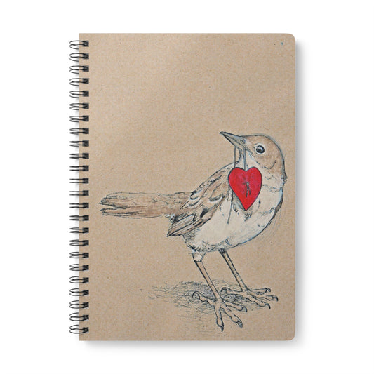 Nightingale Wirobound Softcover Notebook, A5