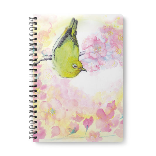 Warbler Wirobound Softcover Notebook, A5